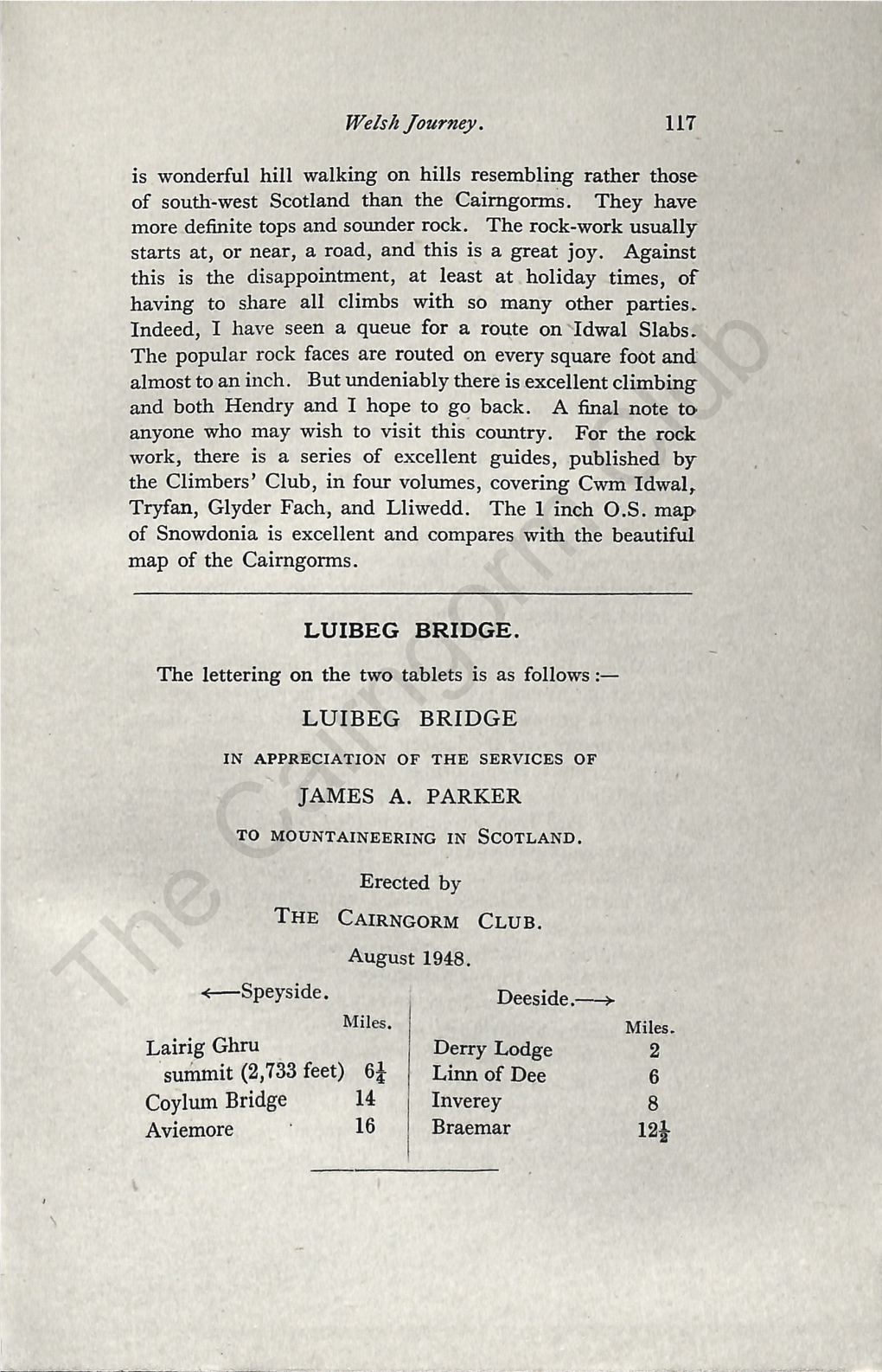 The Cairngorm Club Journal 086, 1948-1949
