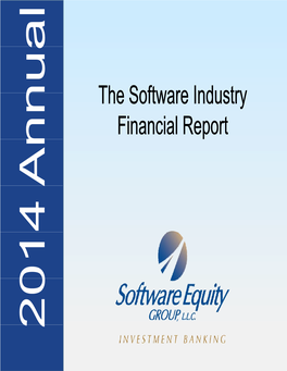 Software Industry Financial Report Contents