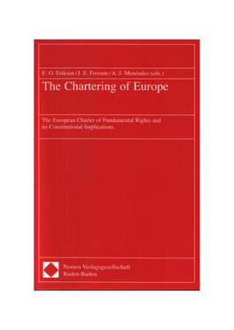 The Chartering of Europe