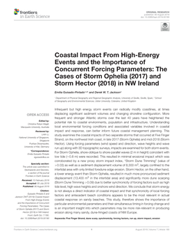 The Cases of Storm Ophelia (2017) and Storm Hector (2018) in NW Ireland