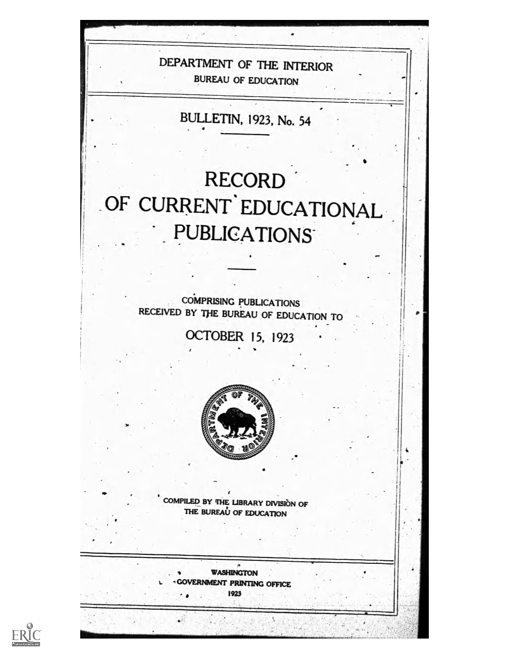 Record of Current*Educational Publications