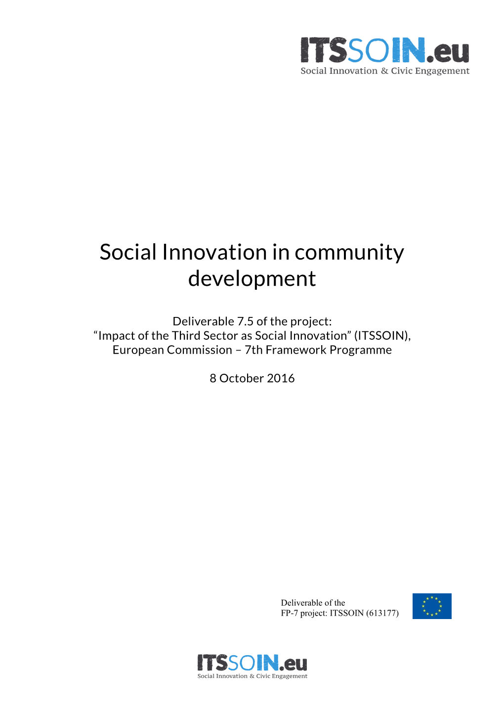 Social Innovation in Community Development
