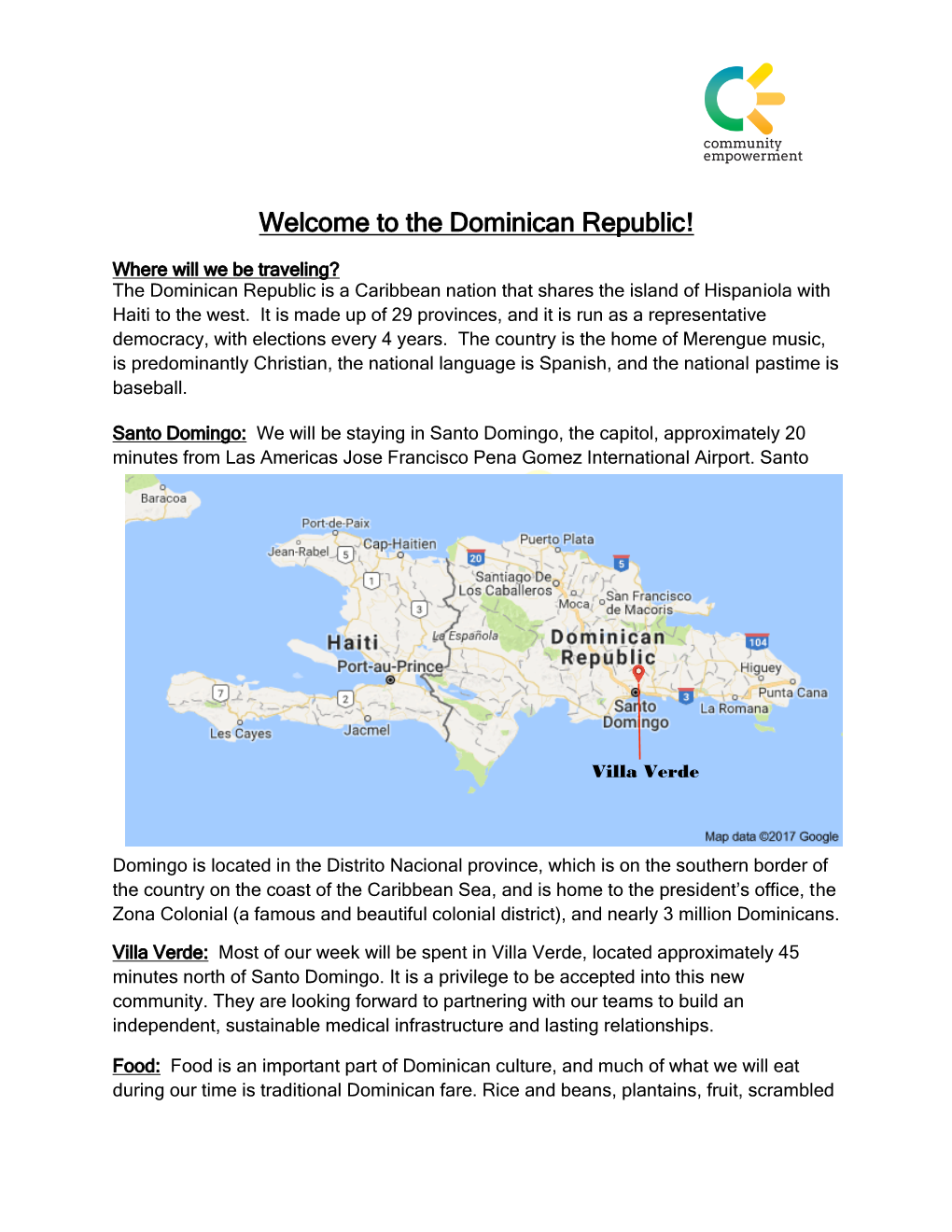 Welcome to the Dominican Republic!
