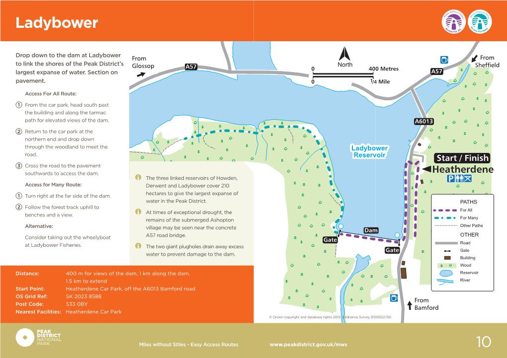 Lady Bower Route