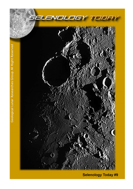 Selenology Today Is Devoted to the Publication of Contributions in the Field of Lunar Studies