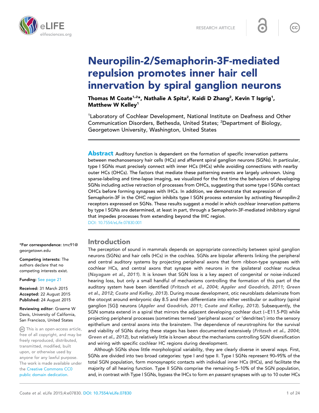 Neuropilin-2/Semaphorin-3F