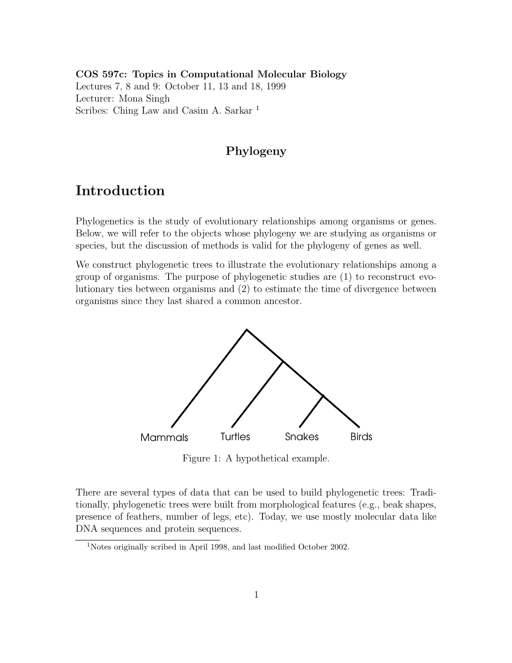 Mona Singh Scribes: Ching Law and Casim A