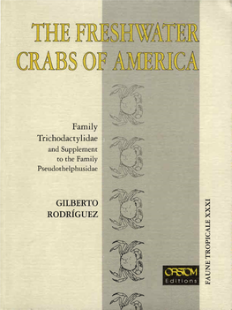 The Freshwater Crabs of America