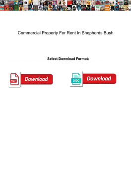 Commercial Property for Rent in Shepherds Bush