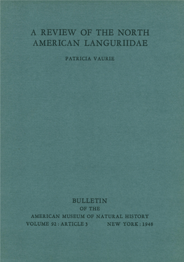 0 American Languriidae