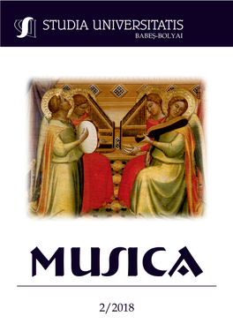 Studia Musica – 2 – 2018