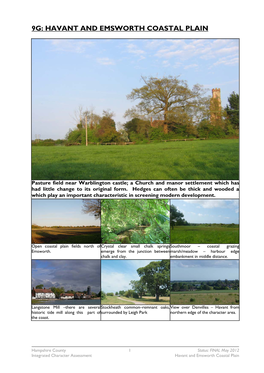 Havant and Emsworth Coastal Plain