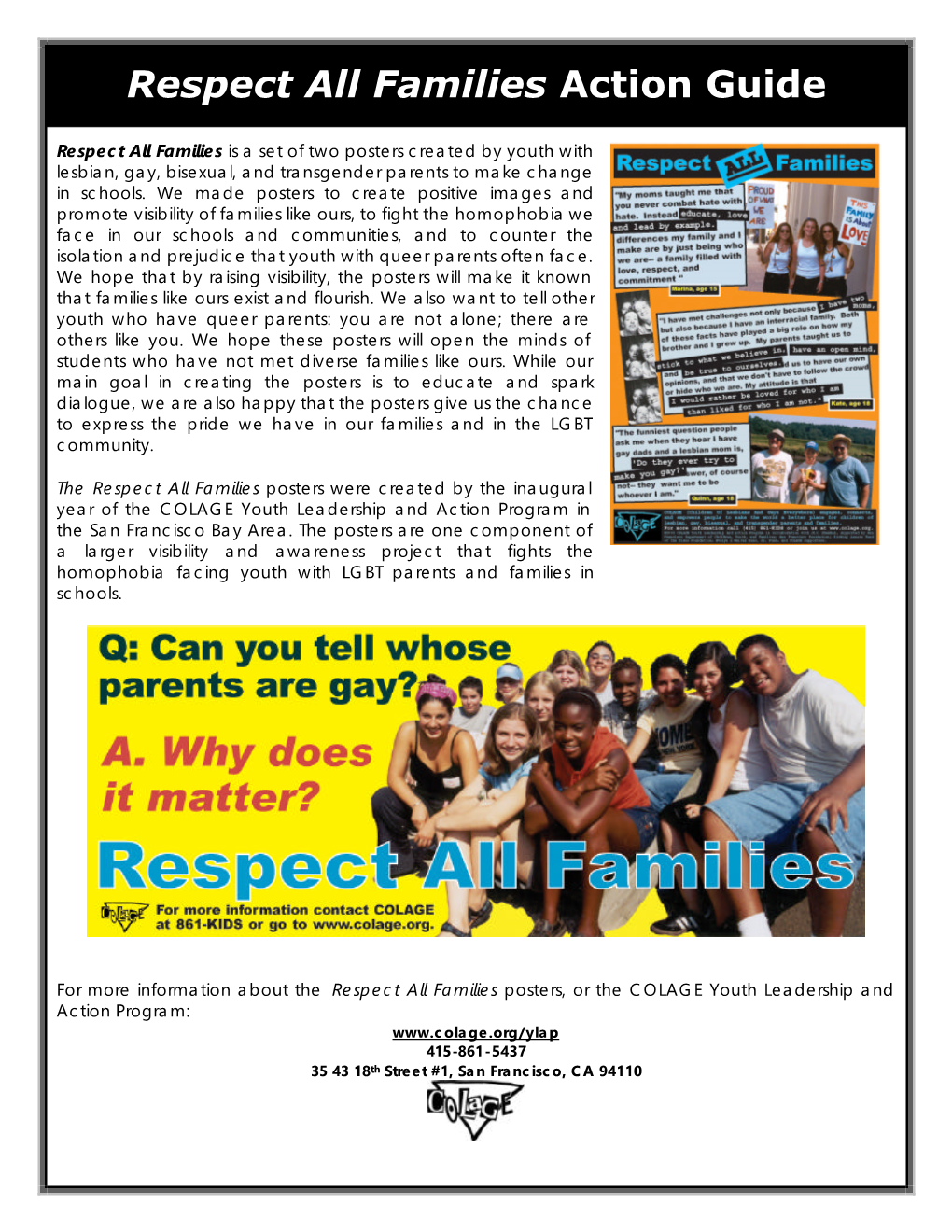 Respect All Families Action Guide