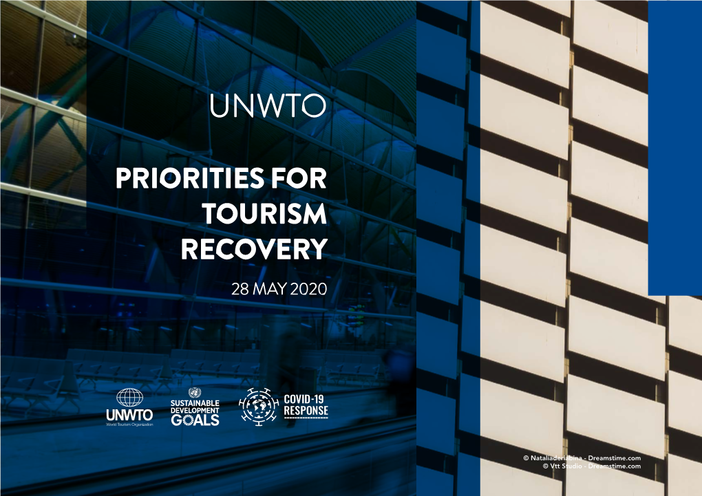 Priorities for Tourism Recovery 28 May 2020