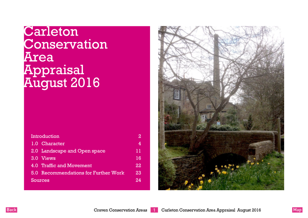 Carleton Conservation Area Appraisal August 2016