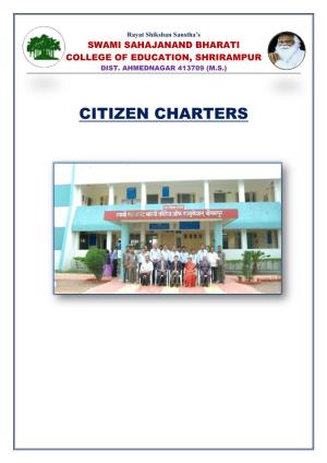 Citizen Charters
