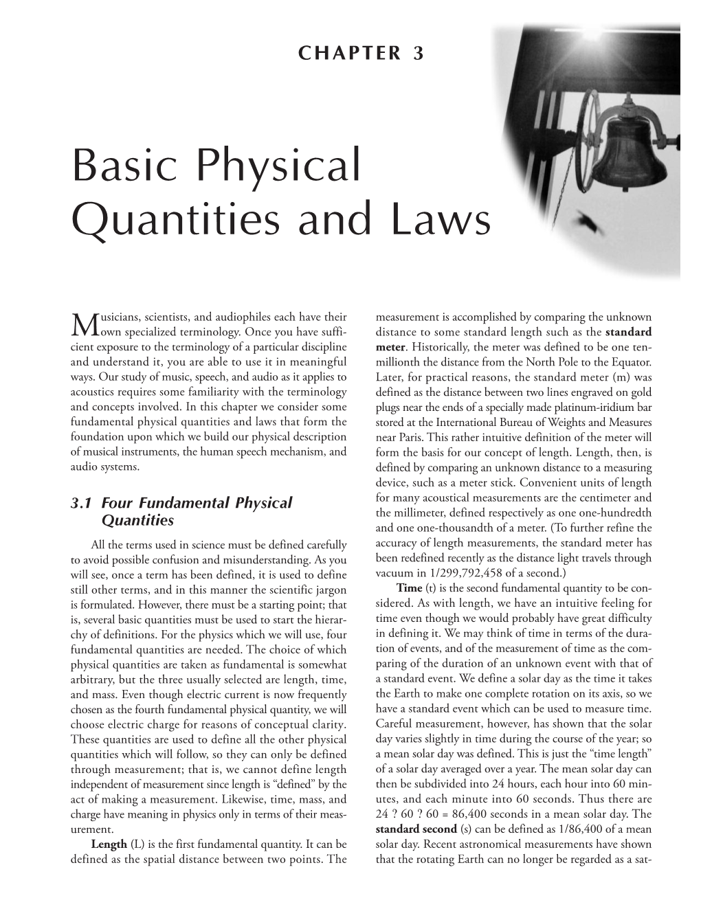 Basic Physical Quantities and Laws