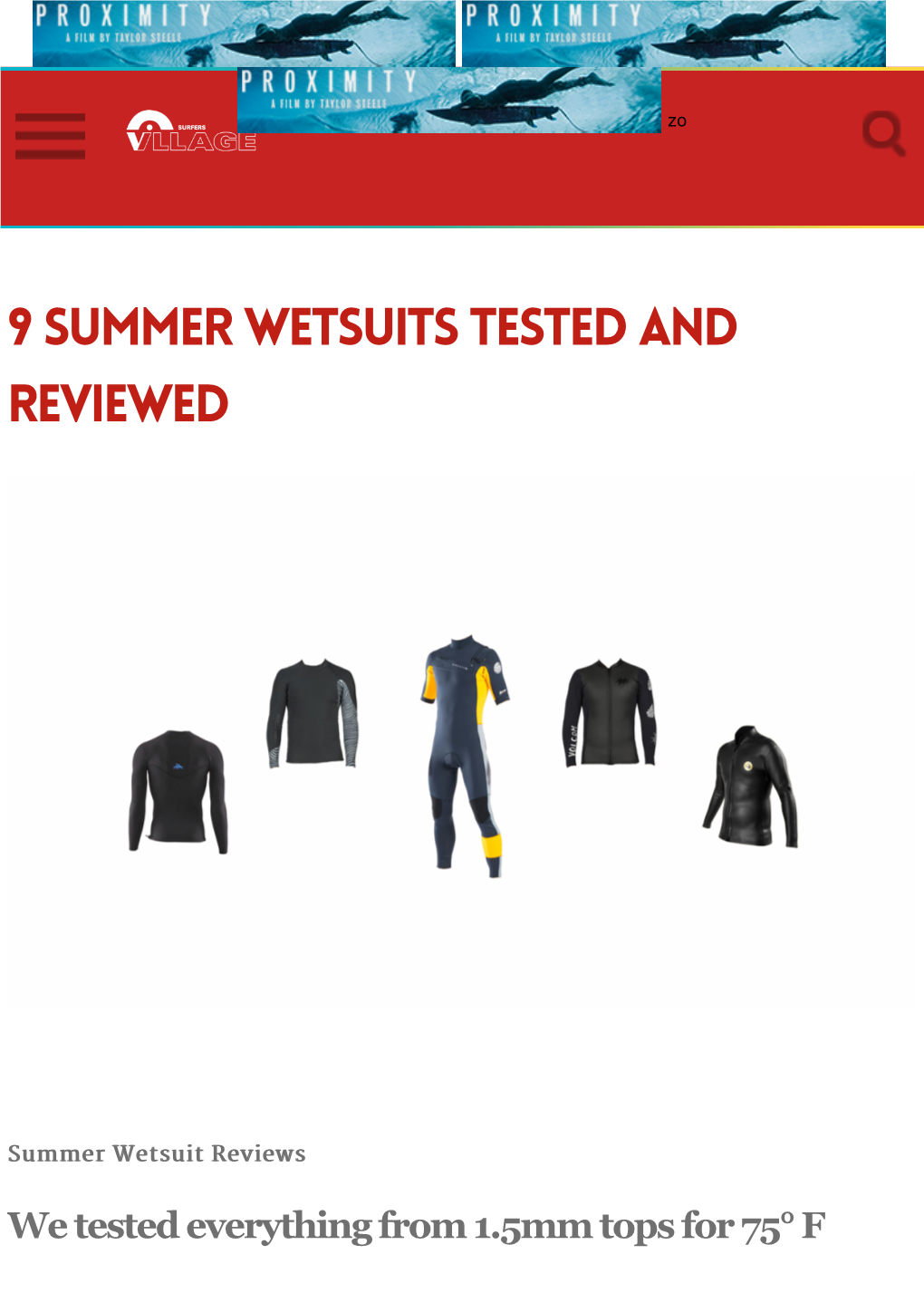 9 Summer Wetsuits Tested and Reviewed
