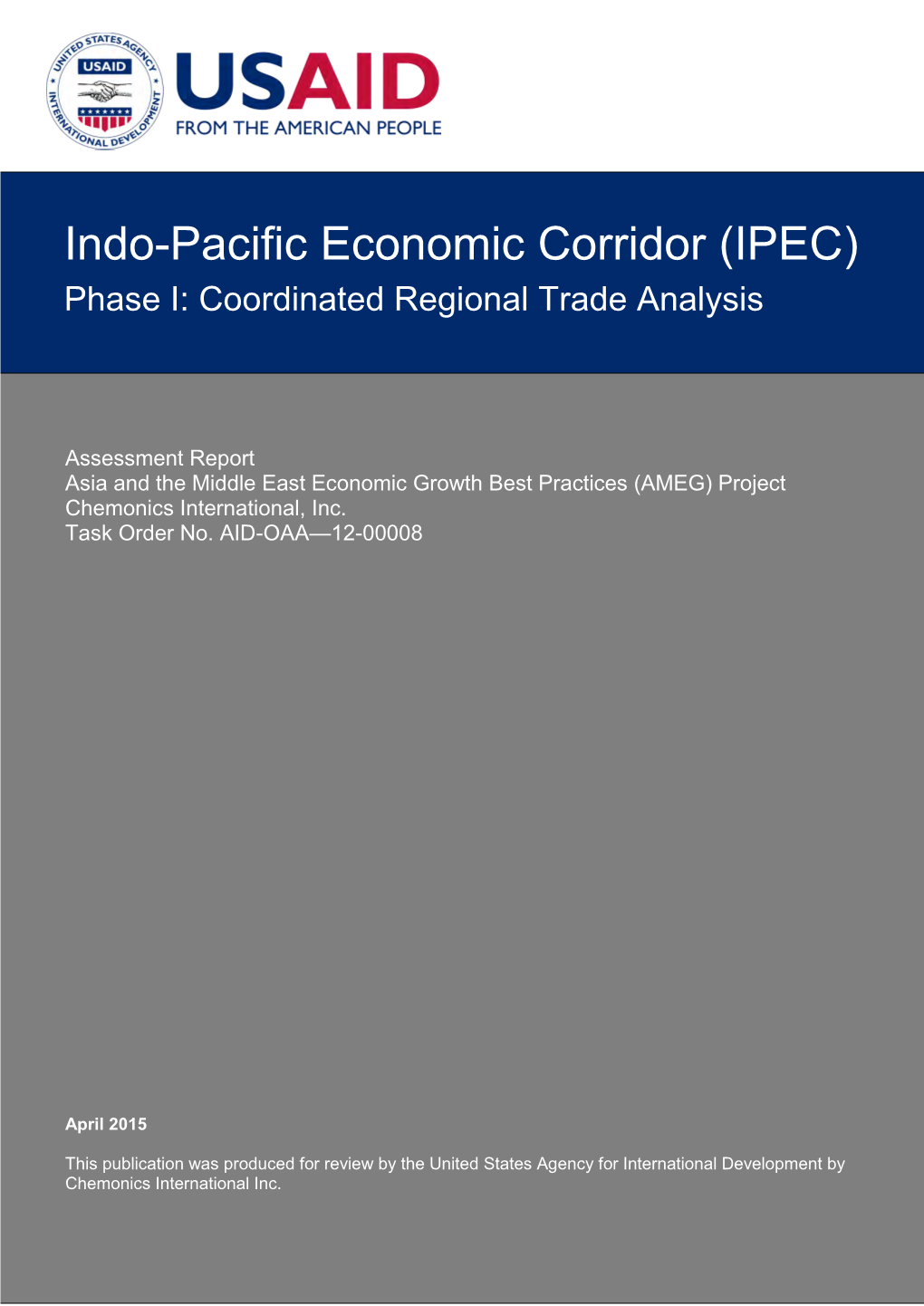 Indo-Pacific Economic Corridor (Ipec)