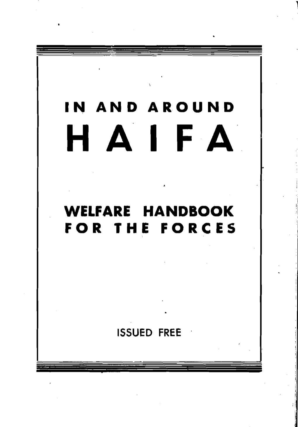 I N a N D a R O U N D Welfare Handbook for the Forces