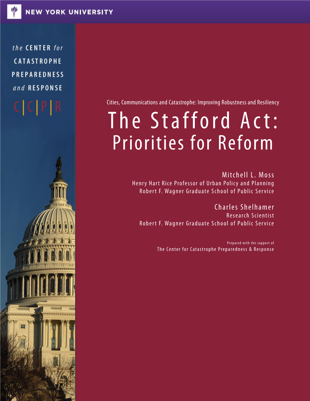 The Stafford Act: Priorities for Reform