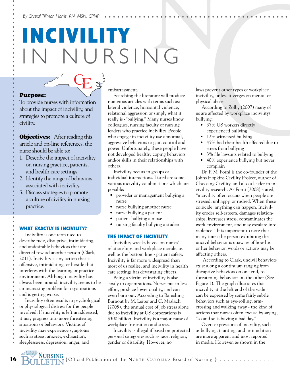 Incivility in Nursing