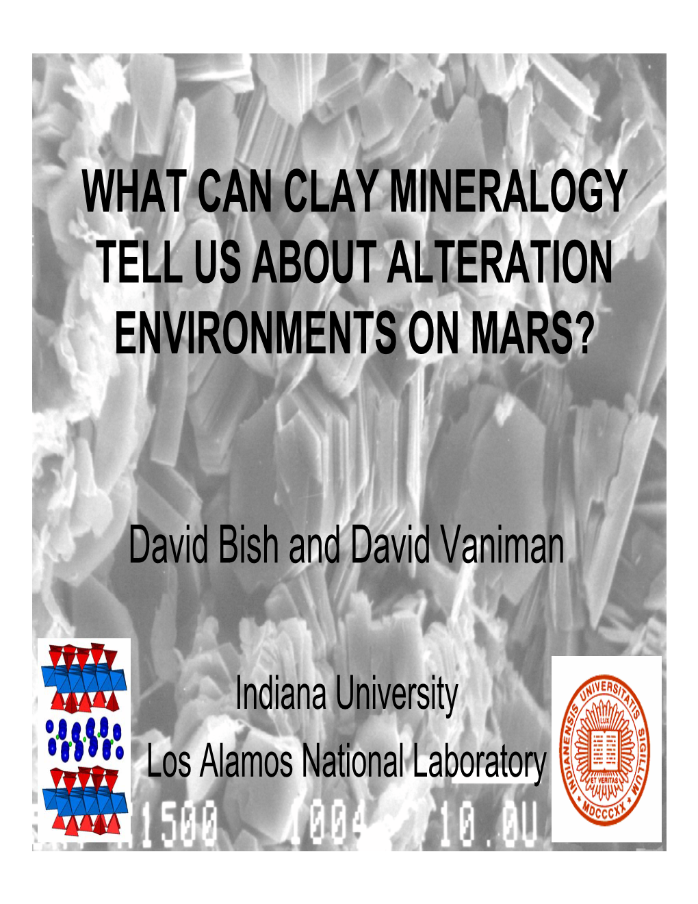 What Can Clay Mineralogy Tell Us About Alteration Environments on Mars?