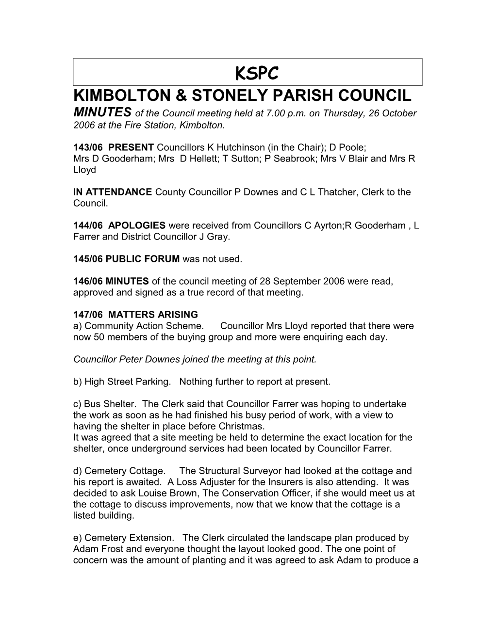 Kimbolton & Stonely Parish Council s3