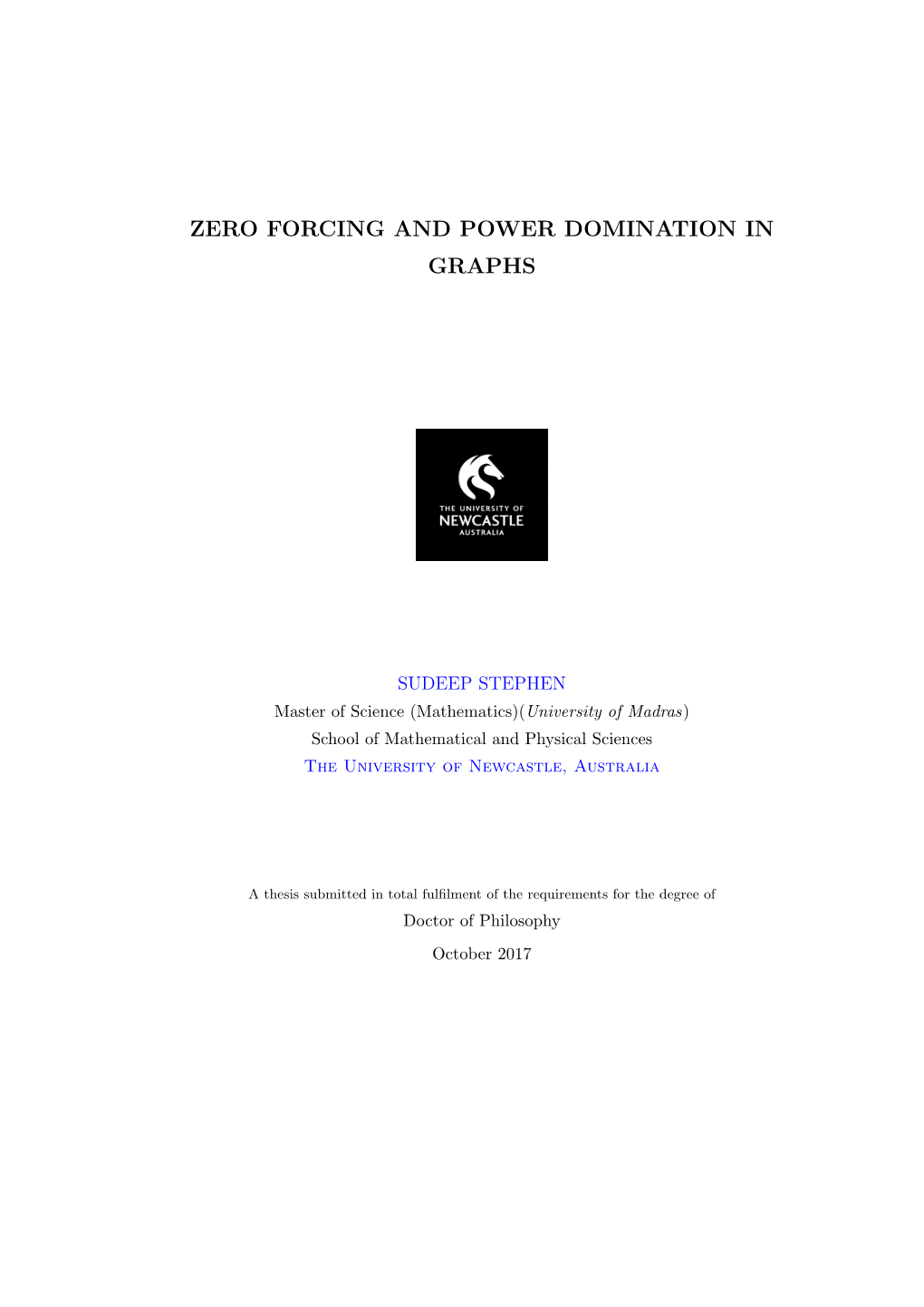 Zero Forcing and Power Domination in Graphs