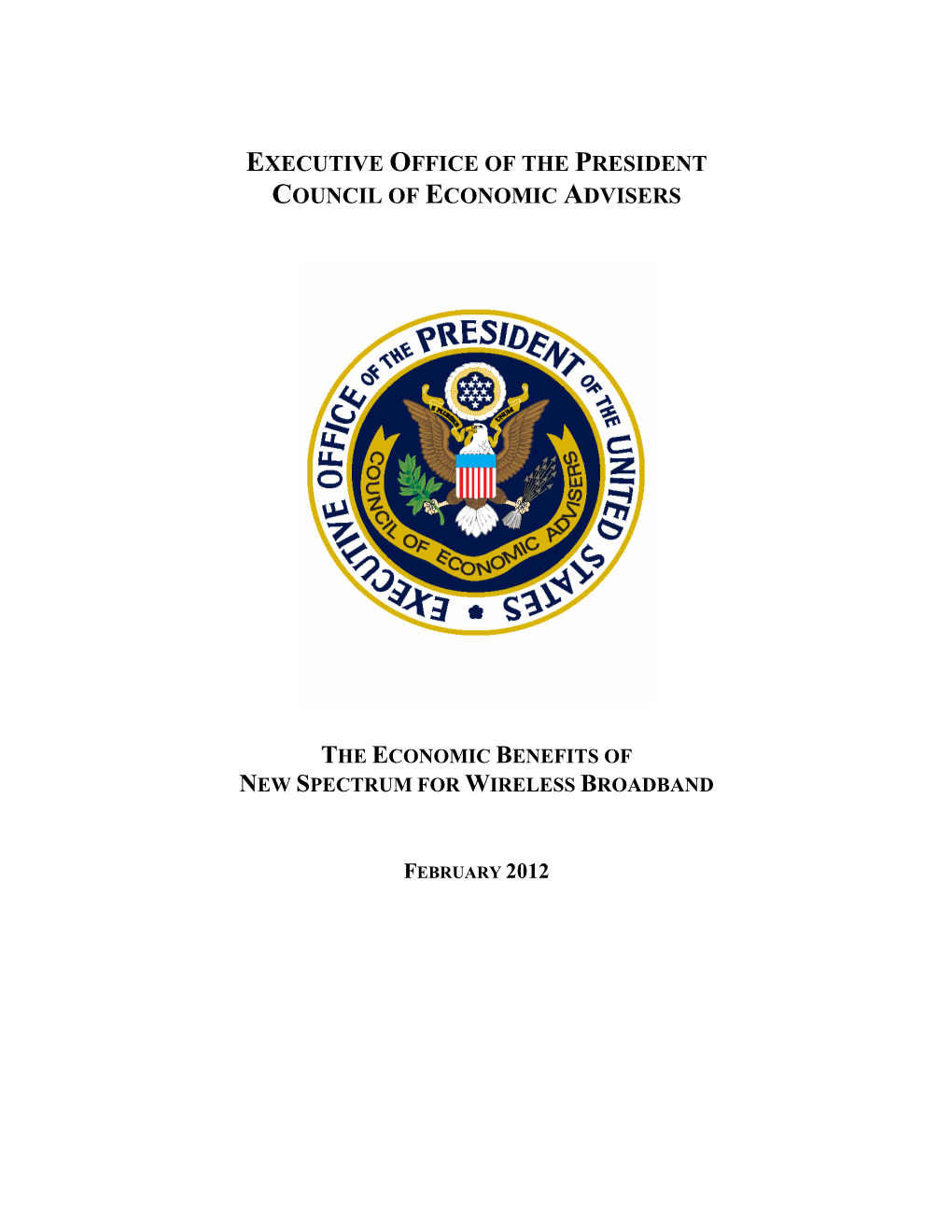 The Economic Benefits of New Spectrum for Wireless Broadband