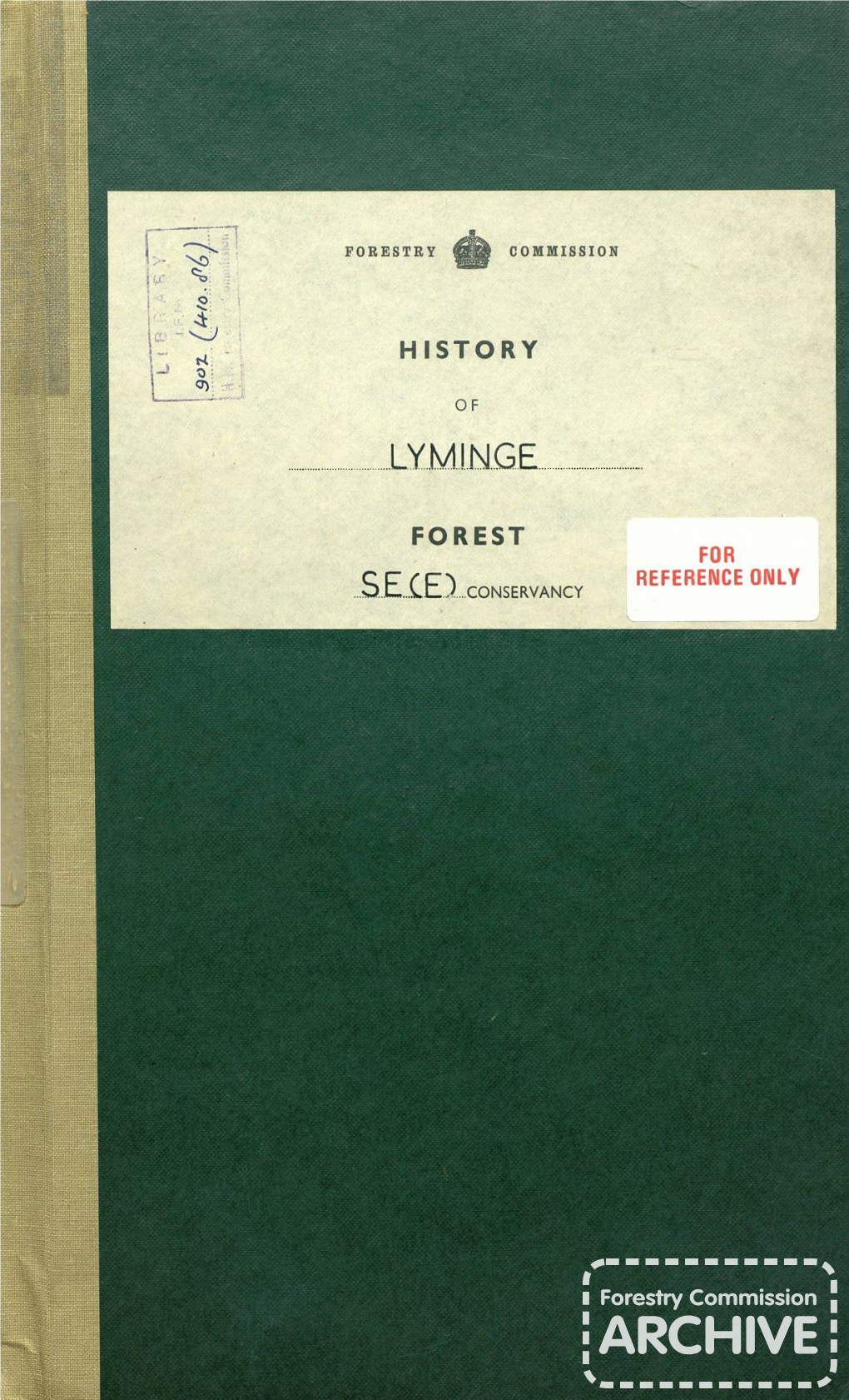 History of Lyminge Forest 1925-1951. South East