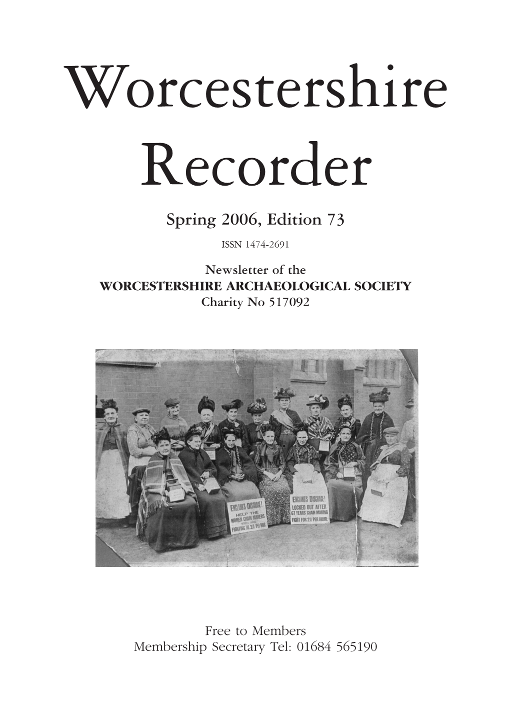 Worcs Recorder Issue 73