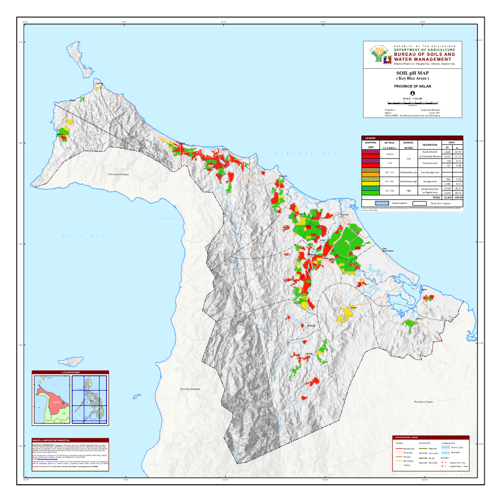 SOIL Ph MAP PROVINCE of AKLAN