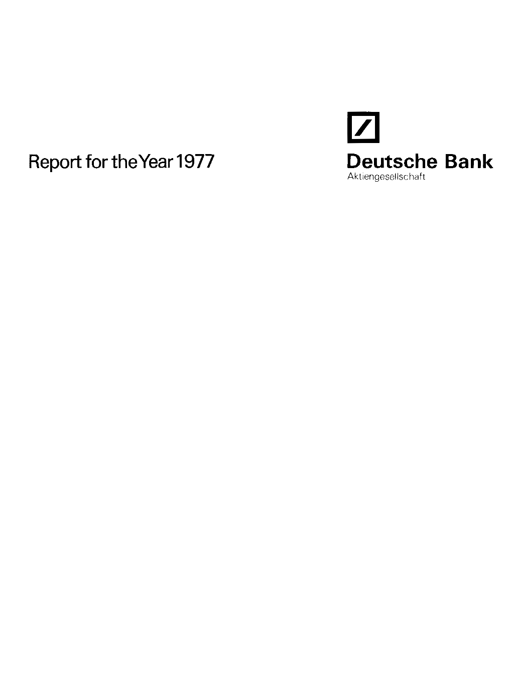 Historical Association of Deutsche Bank