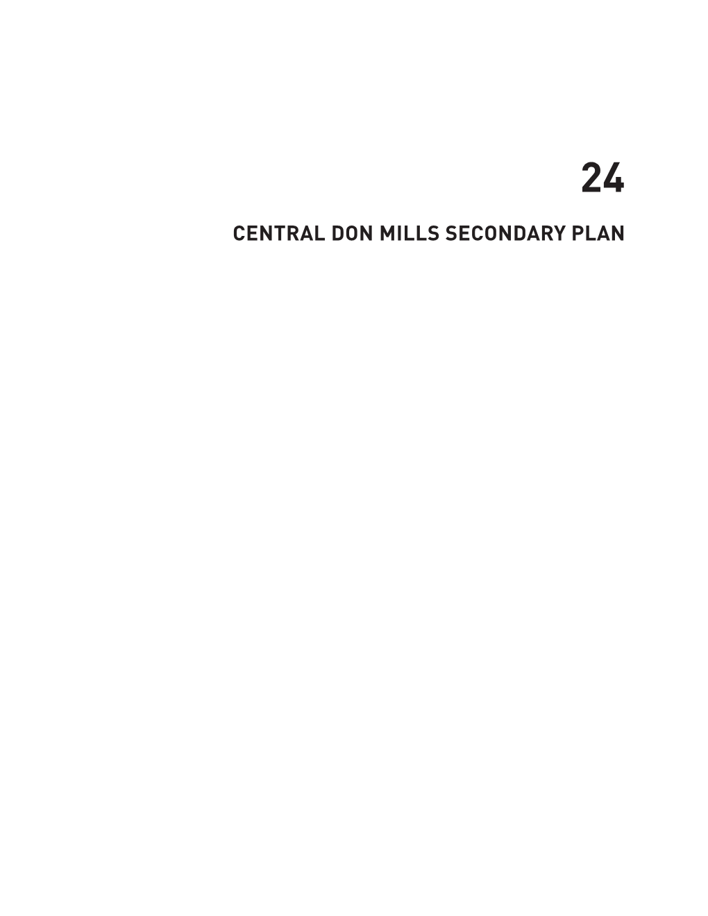 Central Don Mills Secondary Plan 24