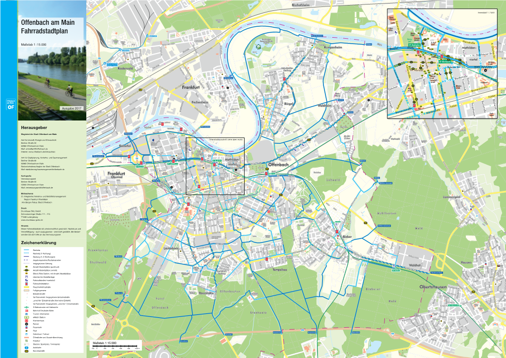 Offenbach Am Main Fahrradstadtplan