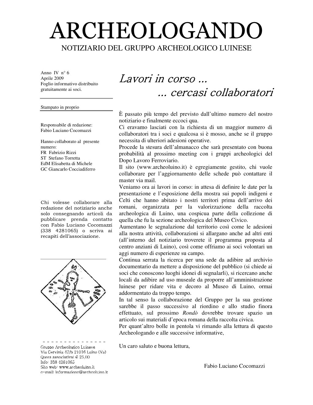 Archeologando Notiziario Del Gruppo Archeologico Luinese