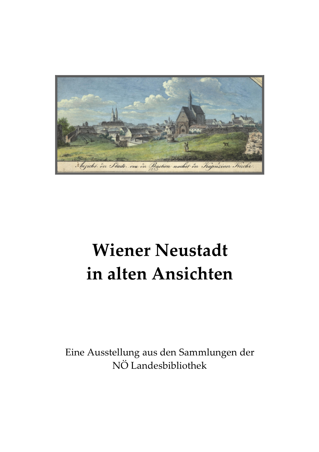 Wiener Neustadt in Alten Ansichten