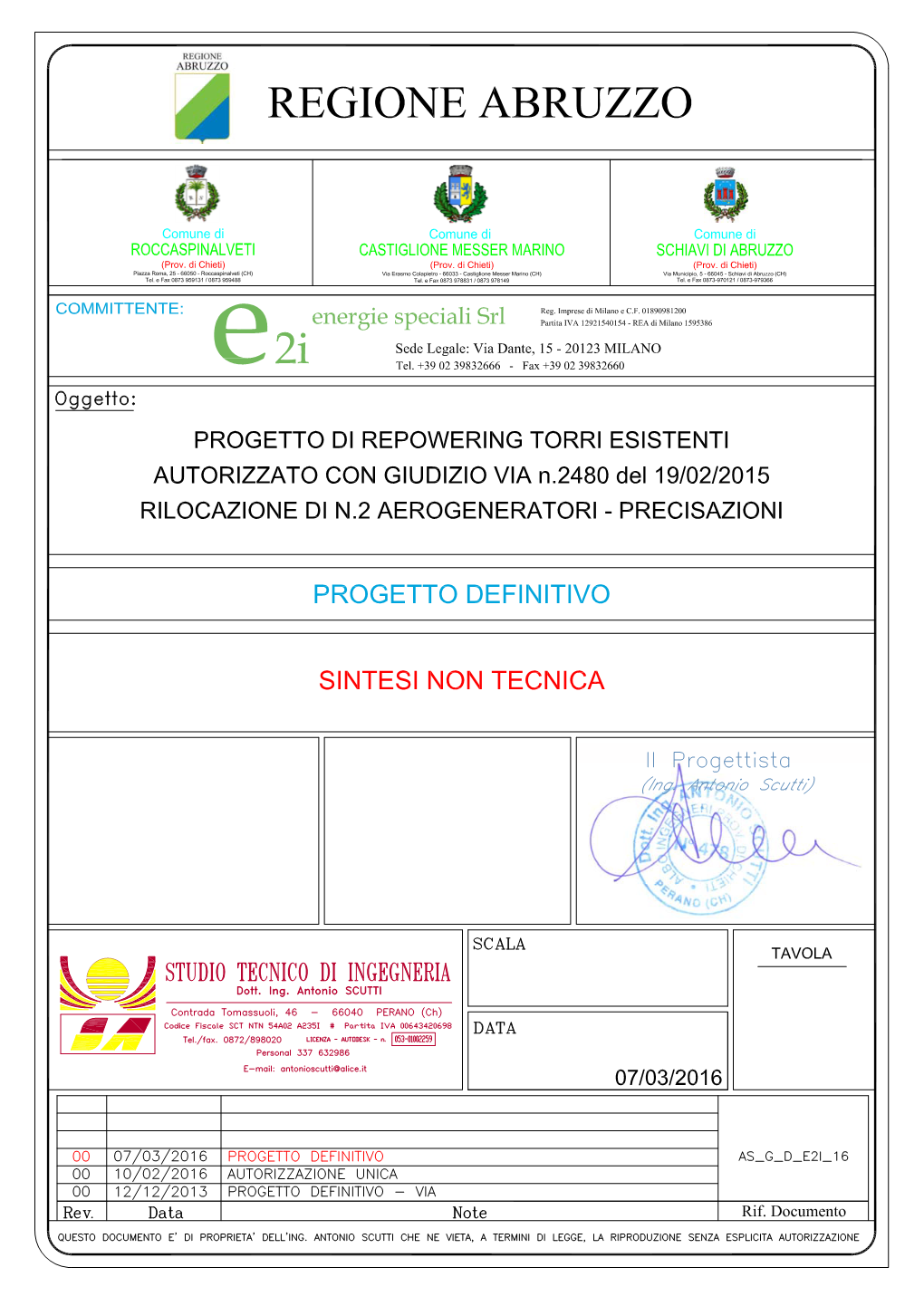 Sintesi Non Tecnica