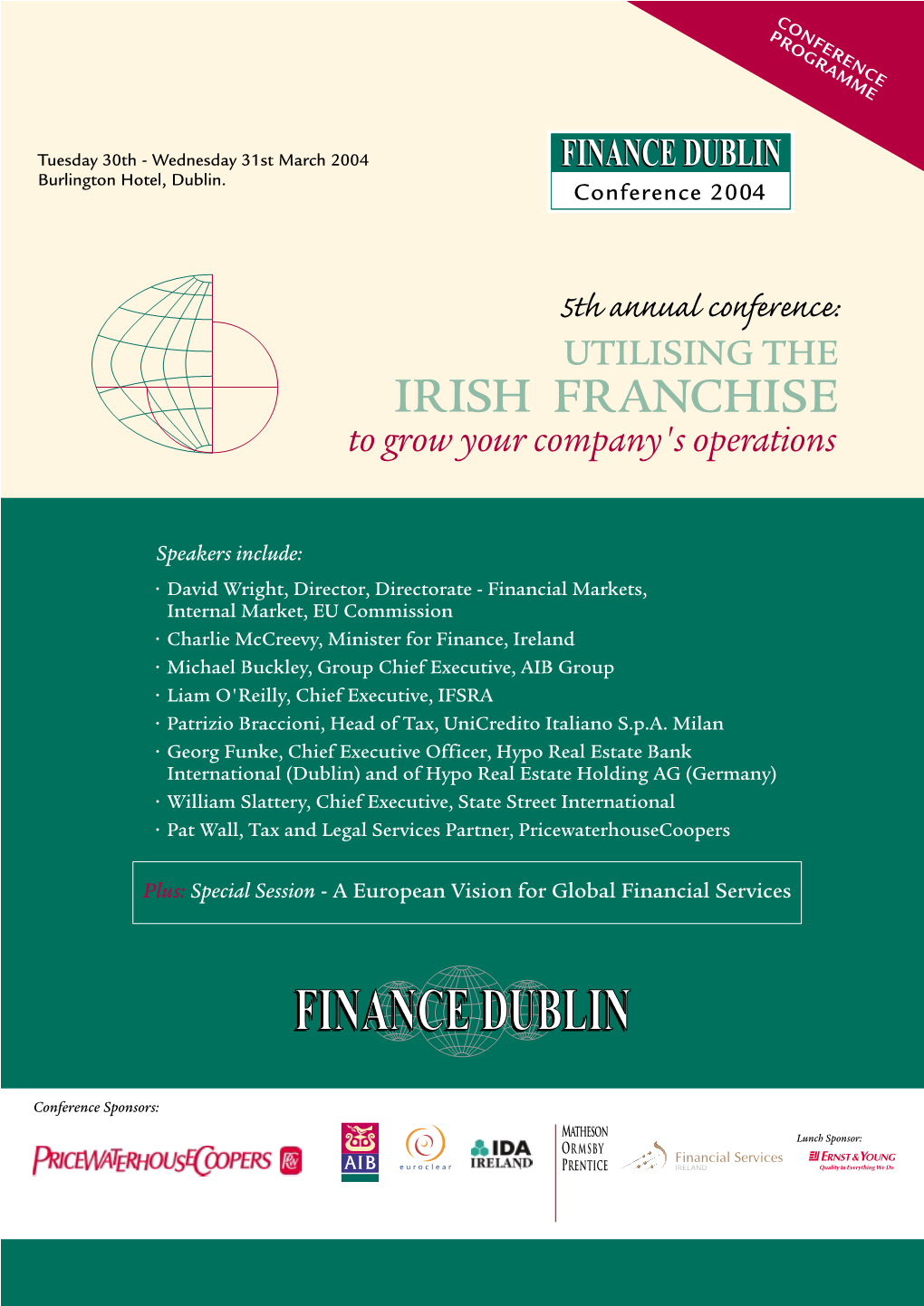 A European Vision for Global Financial Services