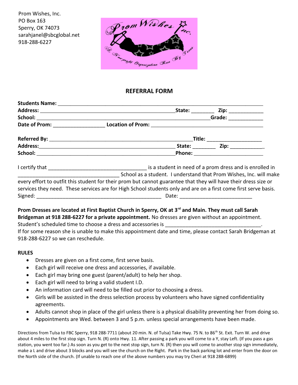 Referral Form