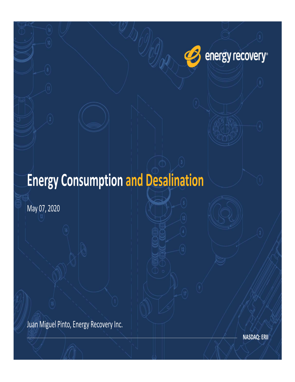 Energy Consumption and Desalination