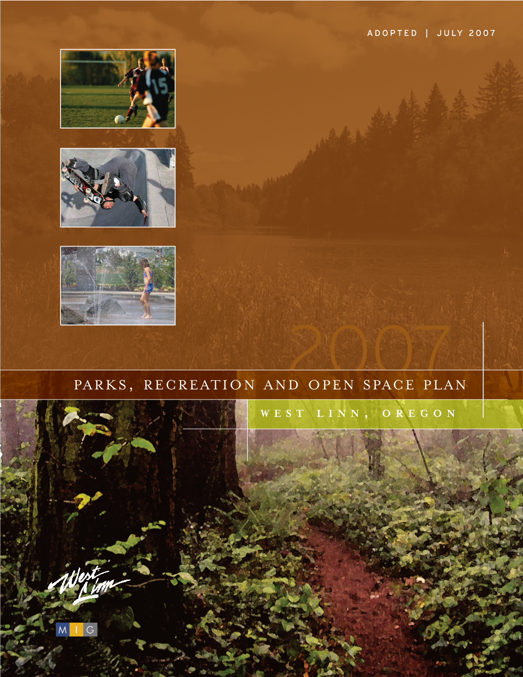 2007 Parks Recreation and Open Space Master Plan