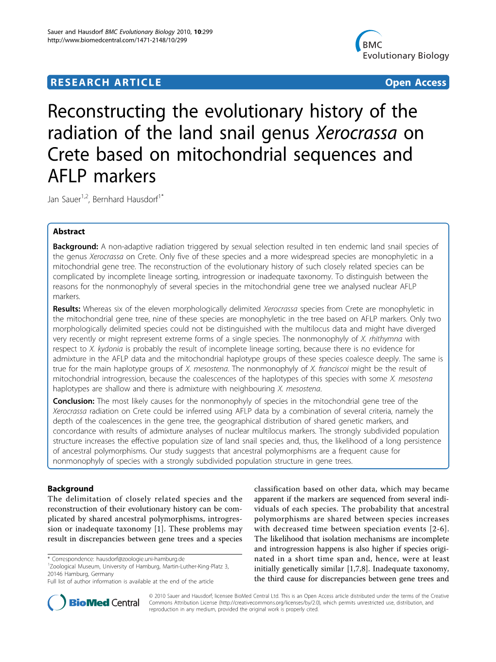 Reconstructing the Evolutionary History of the Radiation of the Land