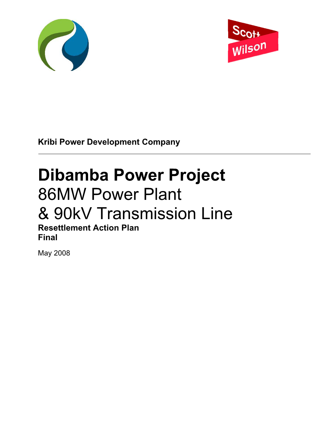Dibamba Power Project 86MW Power Plant & 90Kv Transmission Line