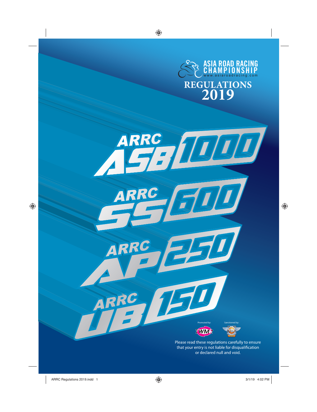 ARRC Regulations 2019.Indd