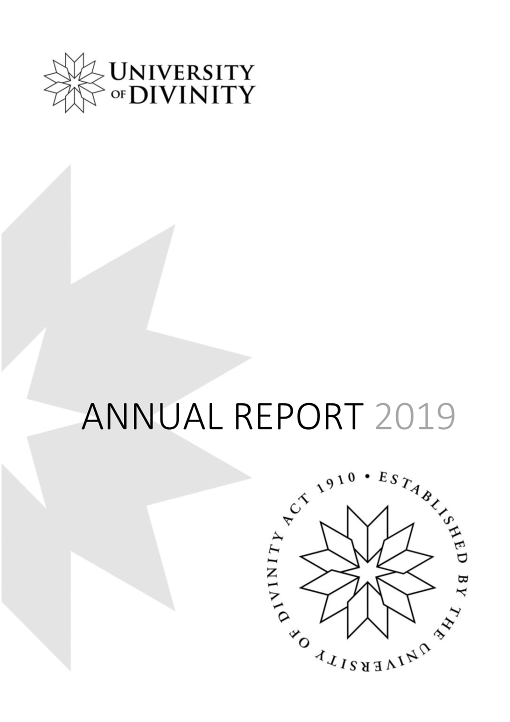 University of Divinity 2019 Annual Report