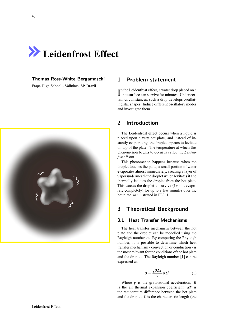 Leidenfrost Effect