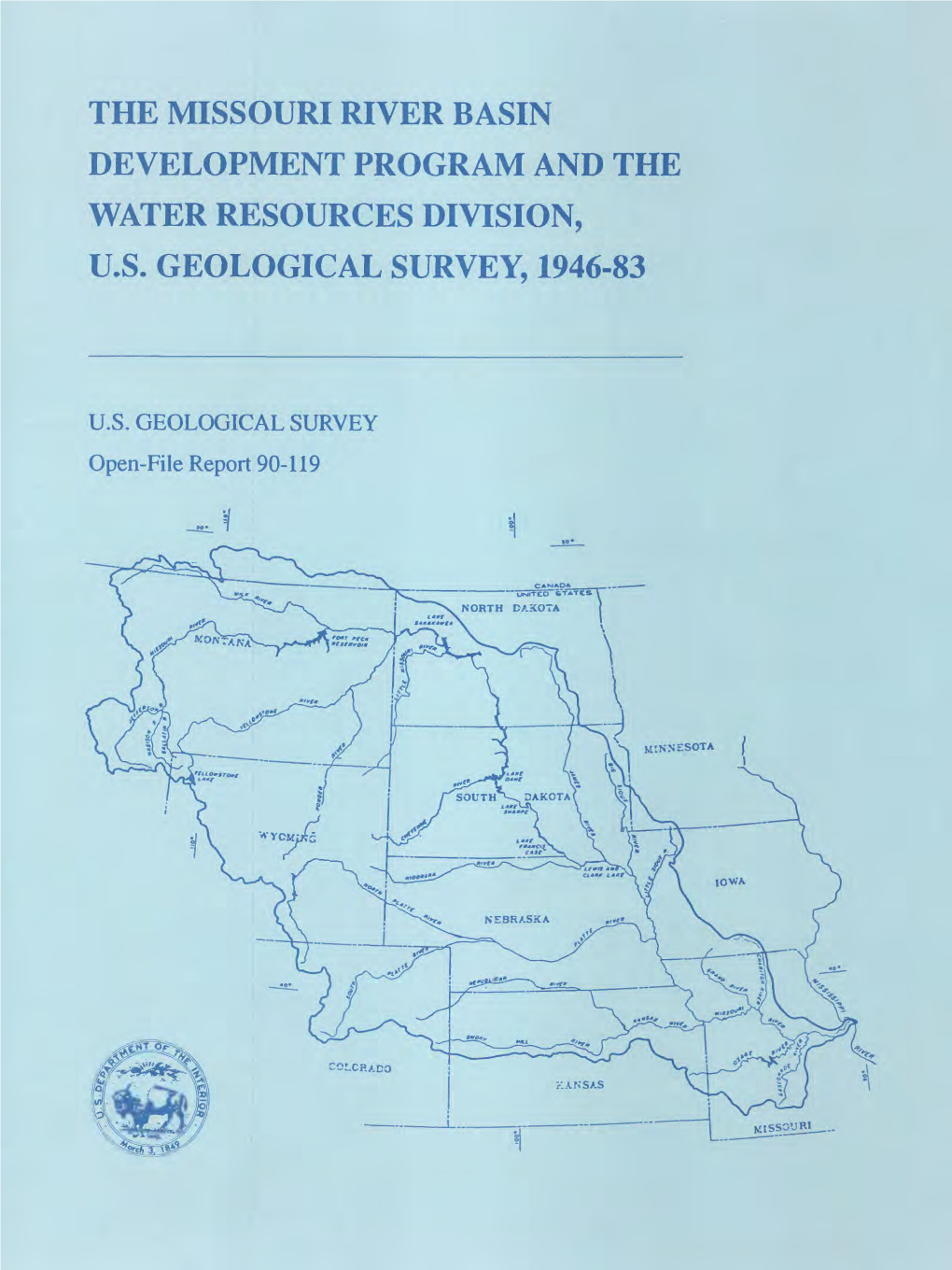 The Missouri River Basin Development Program and the Water Resources Division, U.S