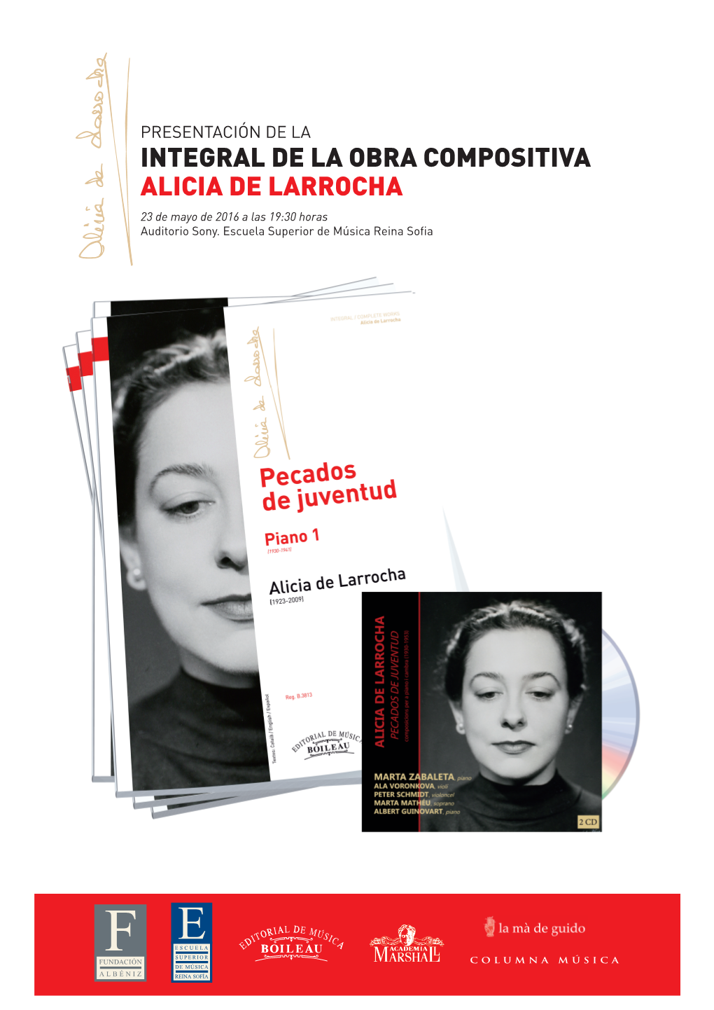 Integral De La Obra Compositiva Alicia De Larrocha